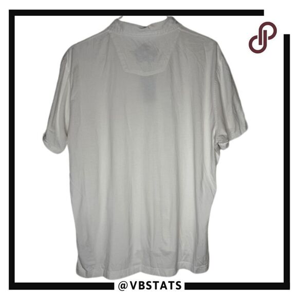 Robert Graham Men's Classic Fit Cotton Knowledge Wisdom Truth Polo White 2XL - Picture 2 of 9